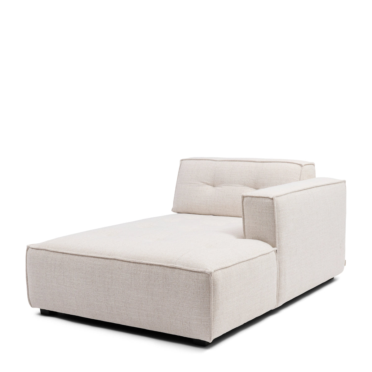 Modularna sofa Brandon ležaljka desno, bijela tkanina, Riviera Maison, slika 3