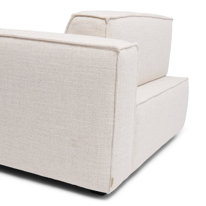 Modularna sofa Brandon ležaljka desno, bijela tkanina, Riviera Maison, slika 6