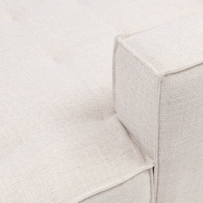 Modularna sofa Brandon ležaljka desno, bijela tkanina, Riviera Maison, slika 7