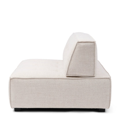 Modularna sofa Brandon centralni dio XL, bijela tkanina, Riviera Maison, slika 5