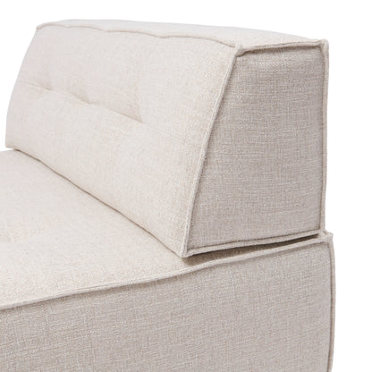 Modularna sofa Brandon centralni dio XL, bijela tkanina, Riviera Maison, slika 7