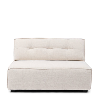 Modularna sofa Brandon centralni dio XL, bijela tkanina, Riviera Maison