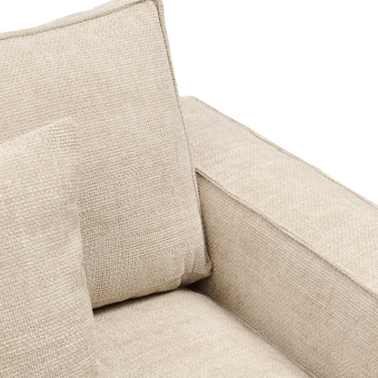 Kendall trosjed 3,5, Satin Shell, bež tkanina, Riviera Maison, slika 5