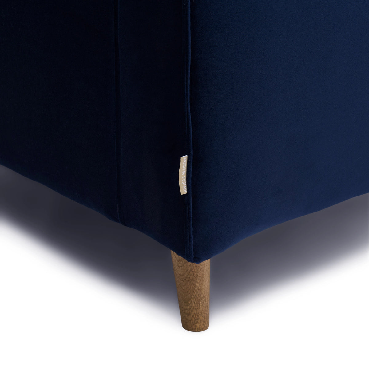 Kendall fotelja, Midnight Navy, tamnoplava tkanina, Riviera Maison, slika 6