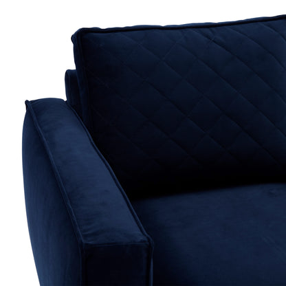 Kendall fotelja, Midnight Navy, tamnoplava tkanina, Riviera Maison, slika 7