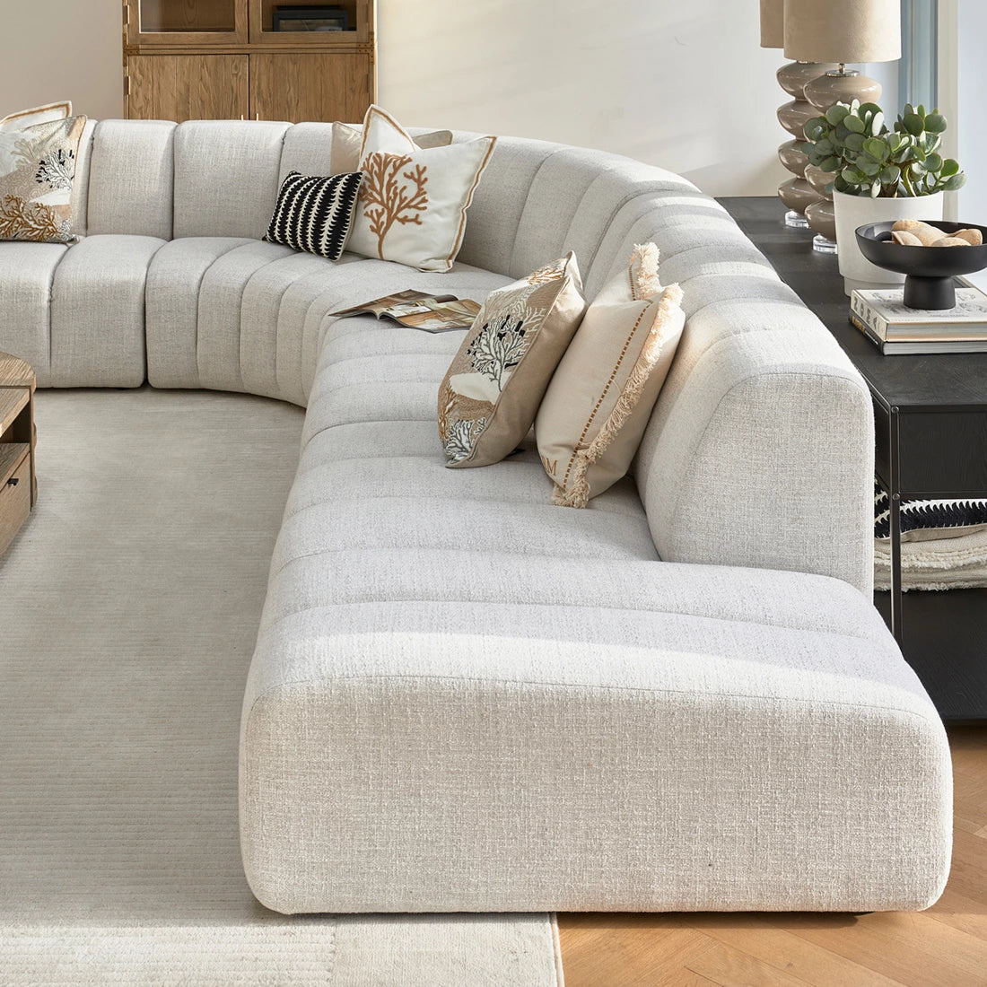 Modularna Sofa Dazzle ležaljka desno, bijela