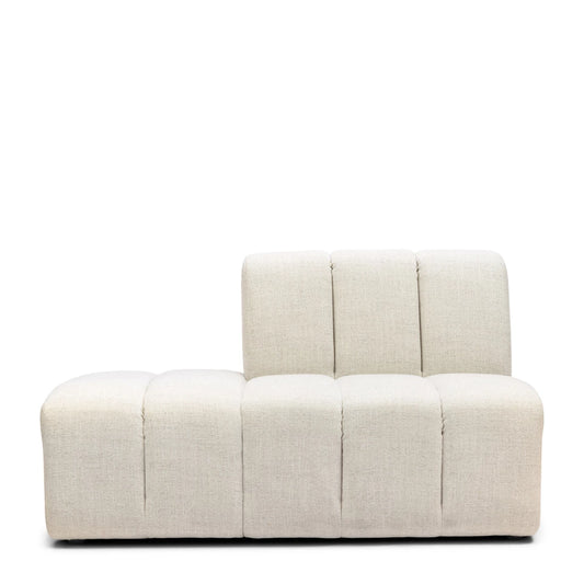 Modularna Sofa Dazzle ležaljka lijevo, bijela