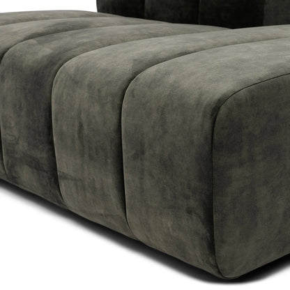 Modularna Sofa Dazzle ležaljka desno, zelena