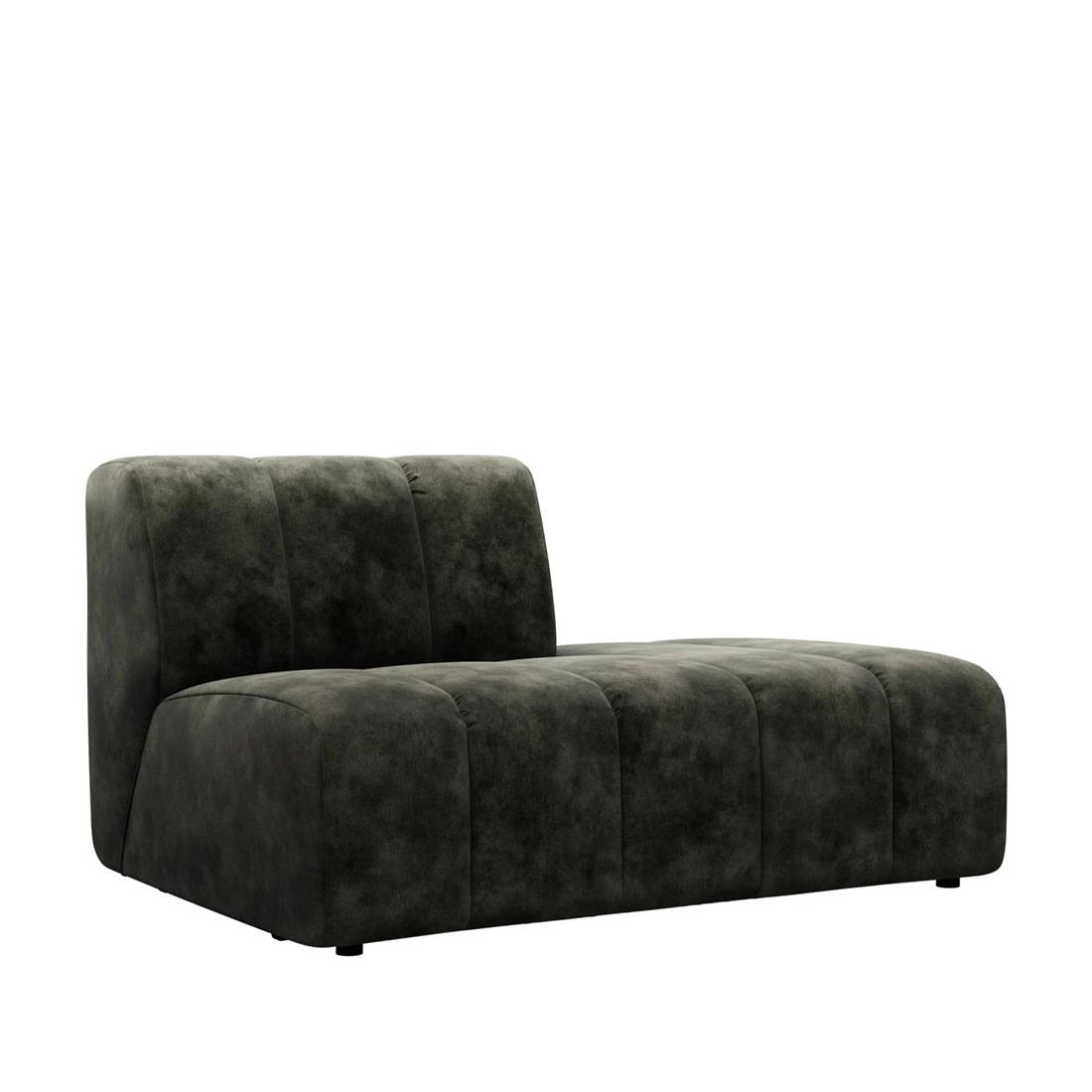 Modularna Sofa Dazzle ležaljka desno, zelena