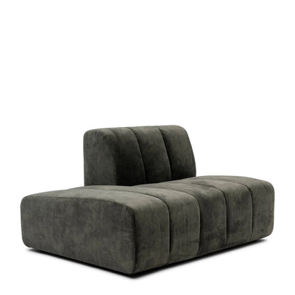 Modularna Sofa Dazzle ležaljka lijevo, zelena