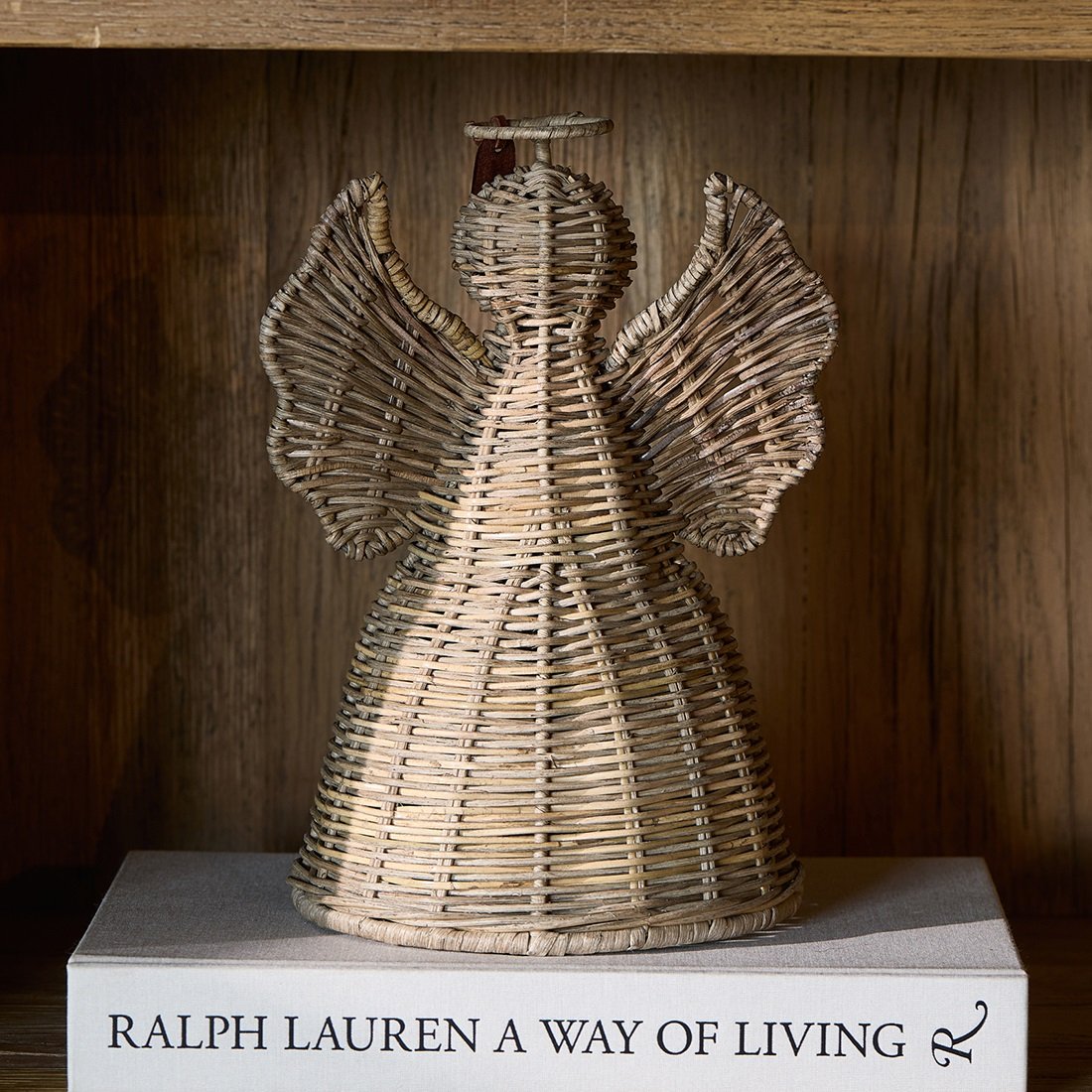 Rustic Rattan Lovely Angel Deco
