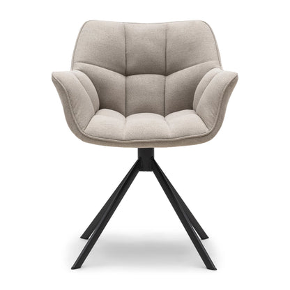 Carnaby okretna blagovaonska stolica Light flax, Mouline lan
