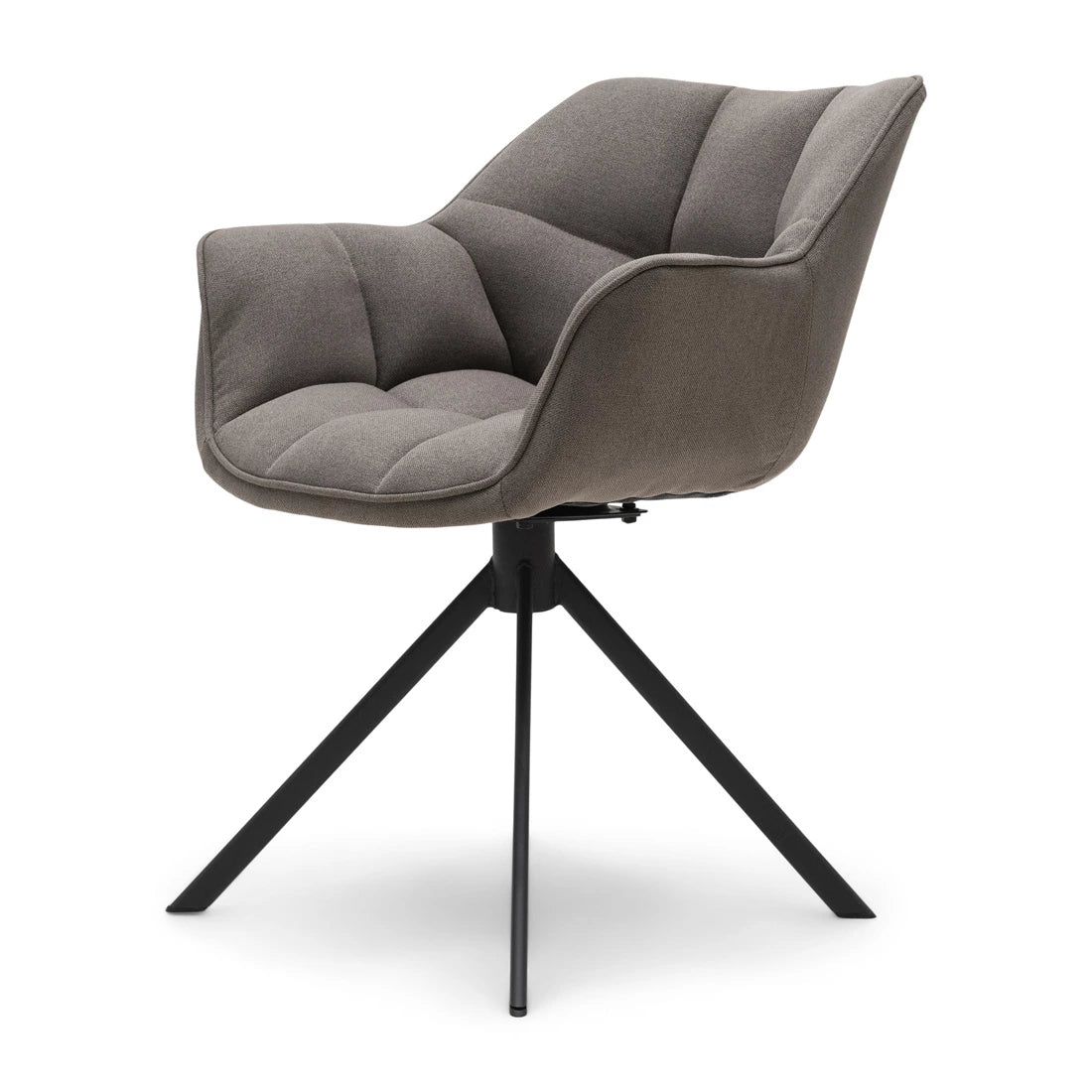 Carnaby okretna blagovaonska stolica Dark Taupe, Mouline lan