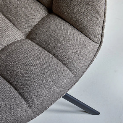 Carnaby okretna blagovaonska stolica Dark Taupe, Mouline lan