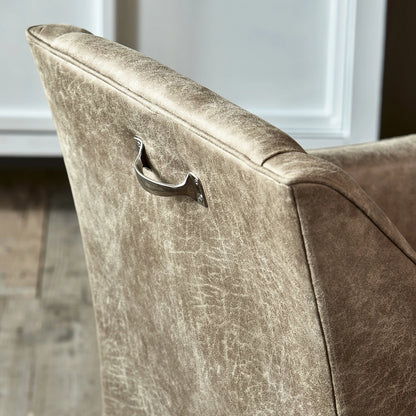 Savile Row blagovaonska stolica Camel, tkanina Pellini
