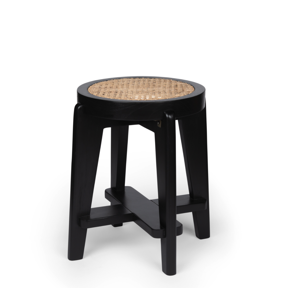 Cane DT.W.19. niska barska stolica – Ugljen crna, DETJER