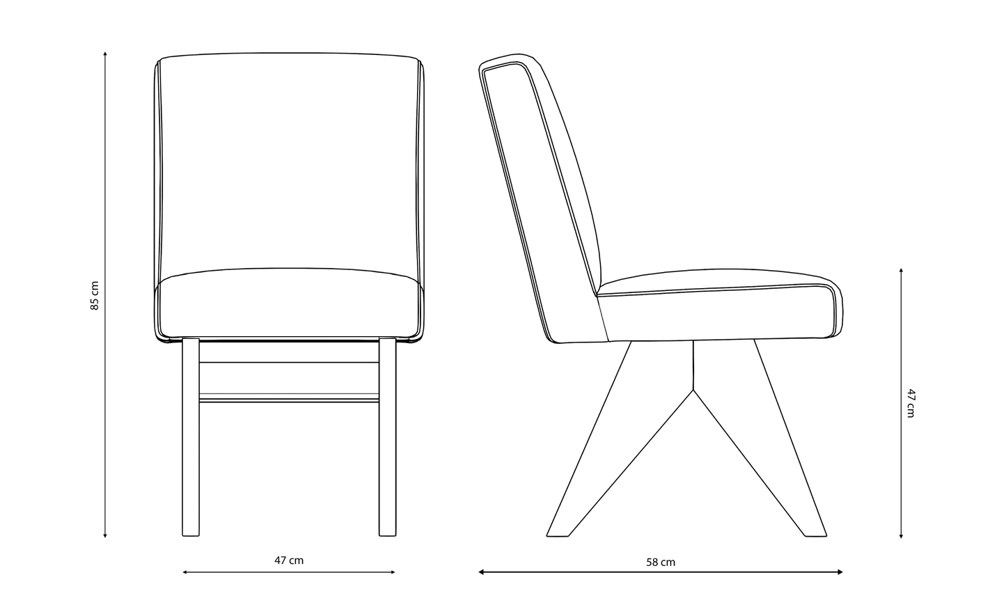 Blagovaonska sofa krem tkanina - ugljen crna