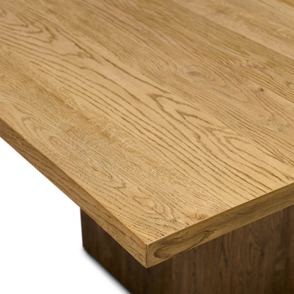 Vermont blagovaonski stol 140x140, smeđe reciklirano hrastovo drvo, Riviera Maison, slika 3
