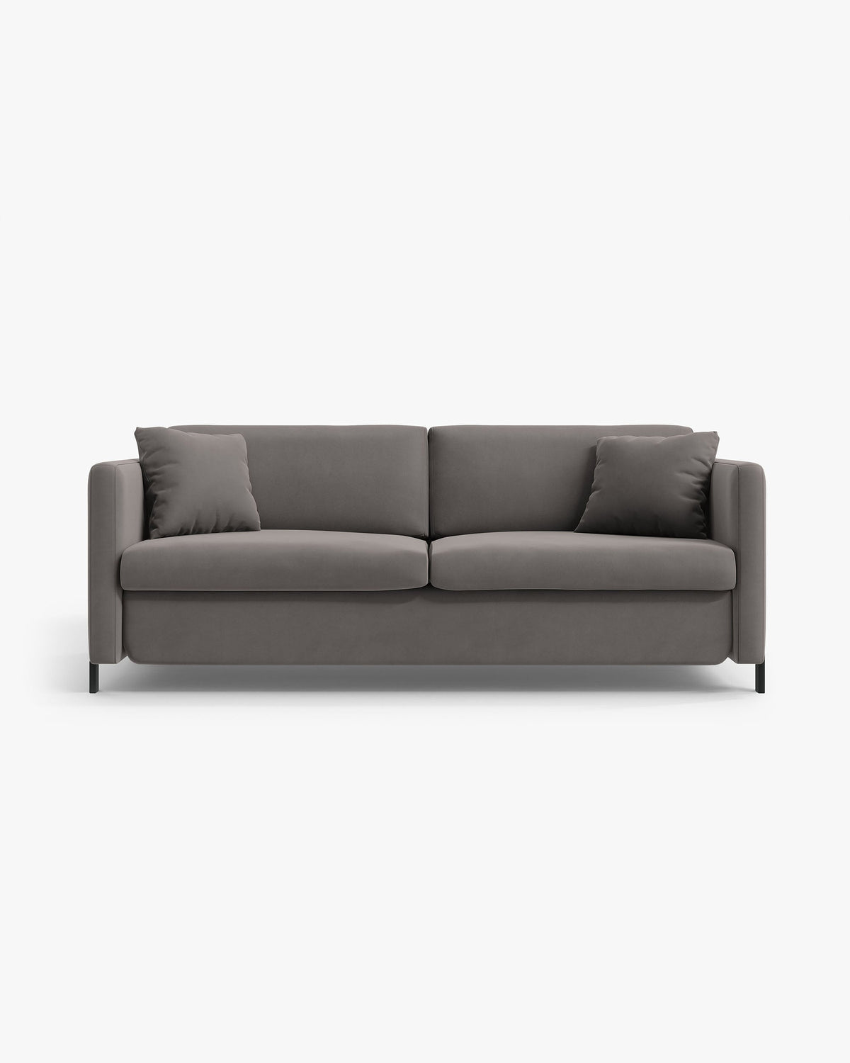 Gloria sofa s funkcijom ležaja – Velvet (Salvador) – Siva