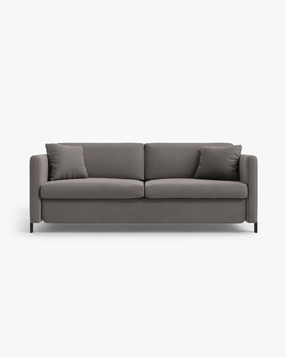 Gloria sofa s funkcijom ležaja – Velvet (Salvador) – Siva