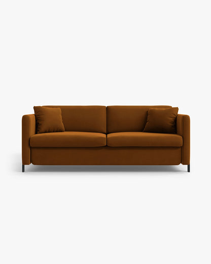 Gloria sofa s funkcijom ležaja (206 cm) – Velvet (Salvador) – Smeđa