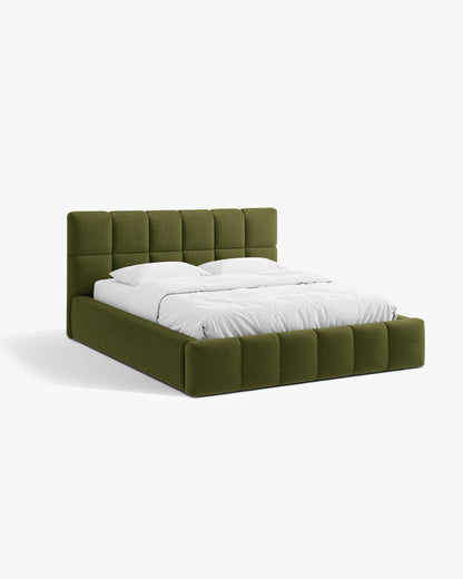 Bellis krevet sa spremištem – Buklé (Baloo) – Dark Olive Green / 160 × 200 cm