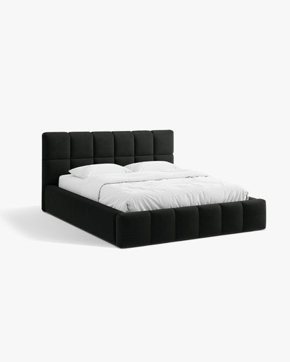 Bellis krevet sa spremištem – Buklé (Baloo) – Crna / 180 × 200 cm