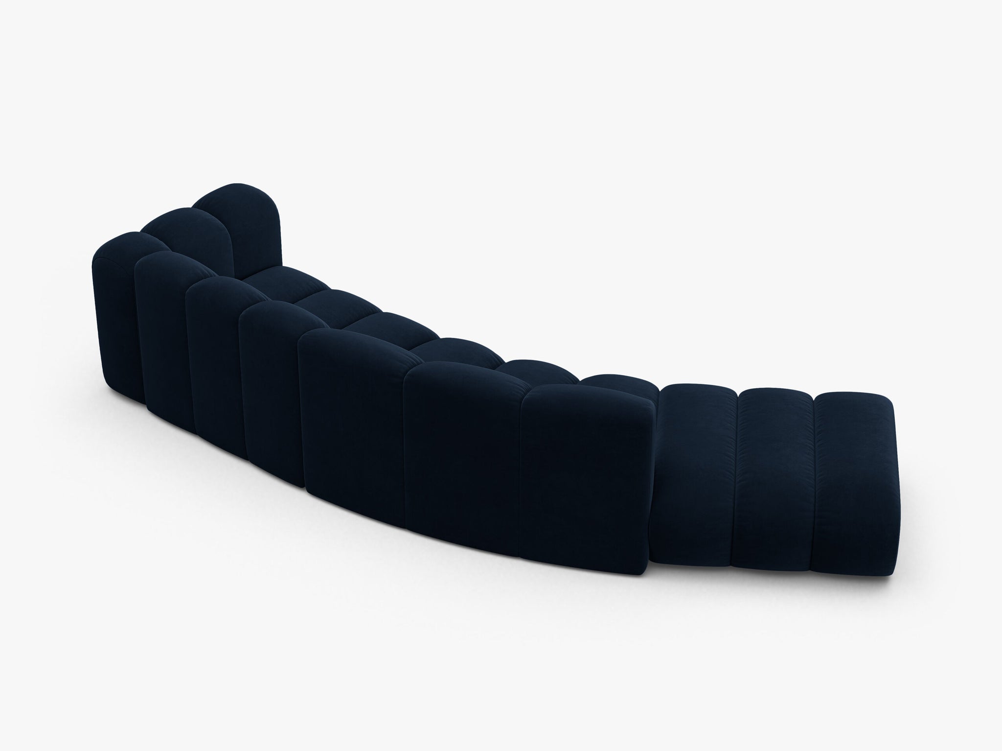 Lupine otvorena zaobljena sofa 5 mjesta