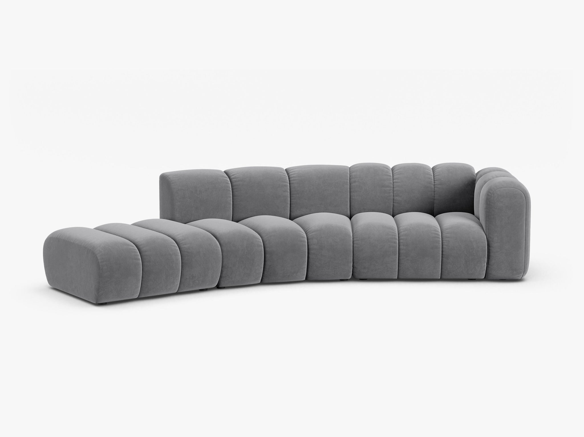 Lupine otvorena zaobljena sofa 5 mjesta