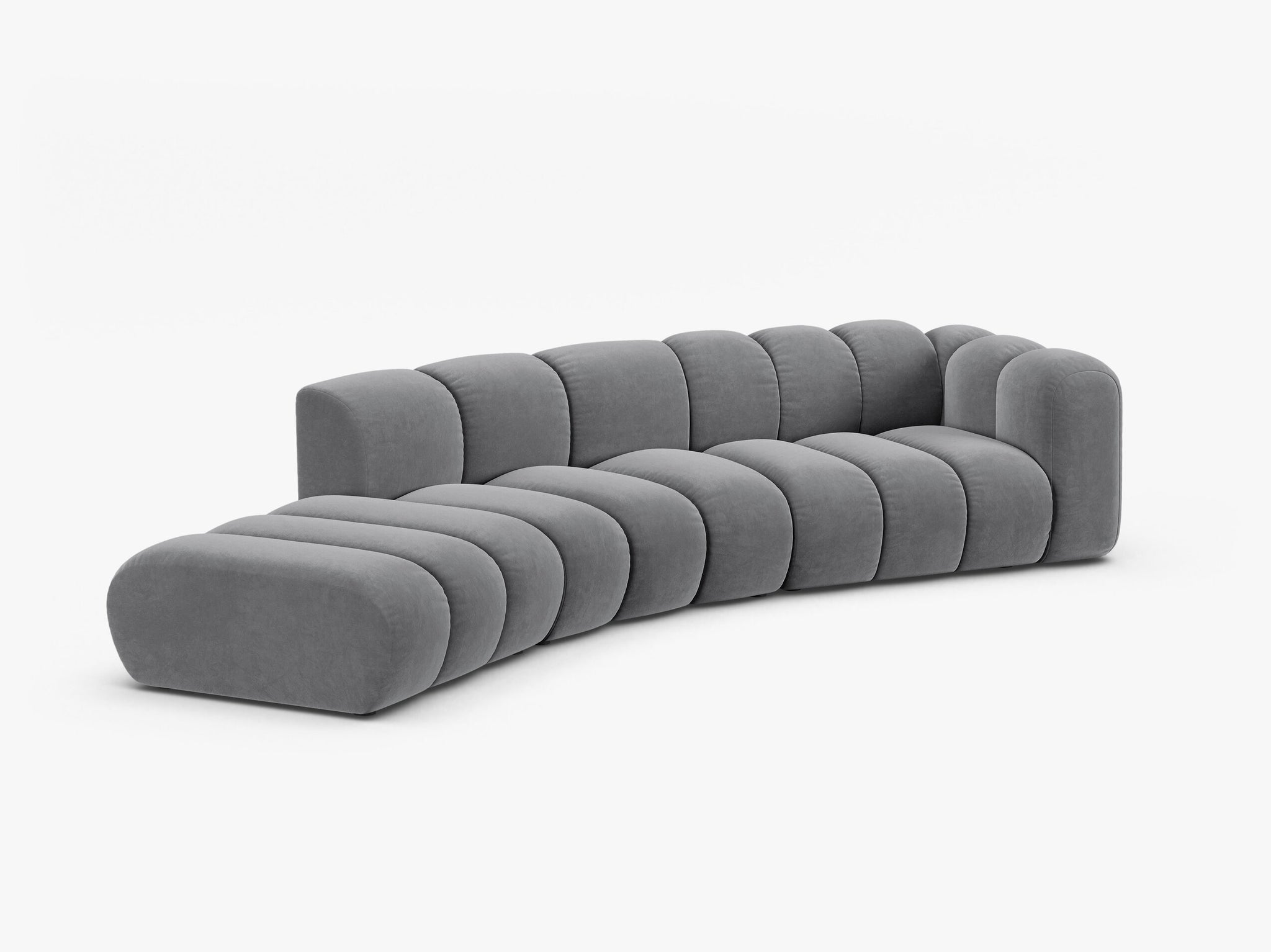 Lupine otvorena zaobljena sofa 5 mjesta