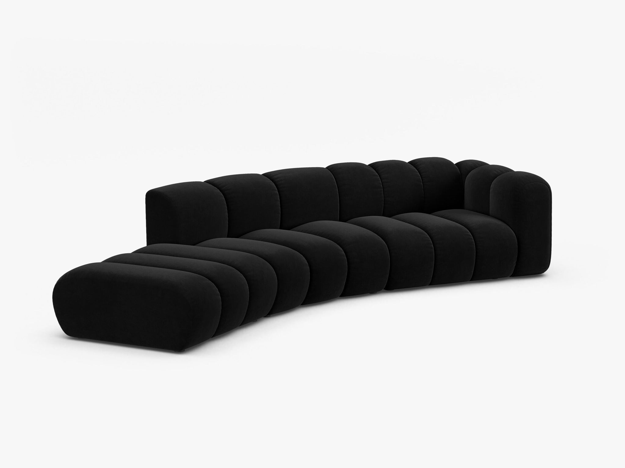 Lupine otvorena zaobljena sofa 5 mjesta