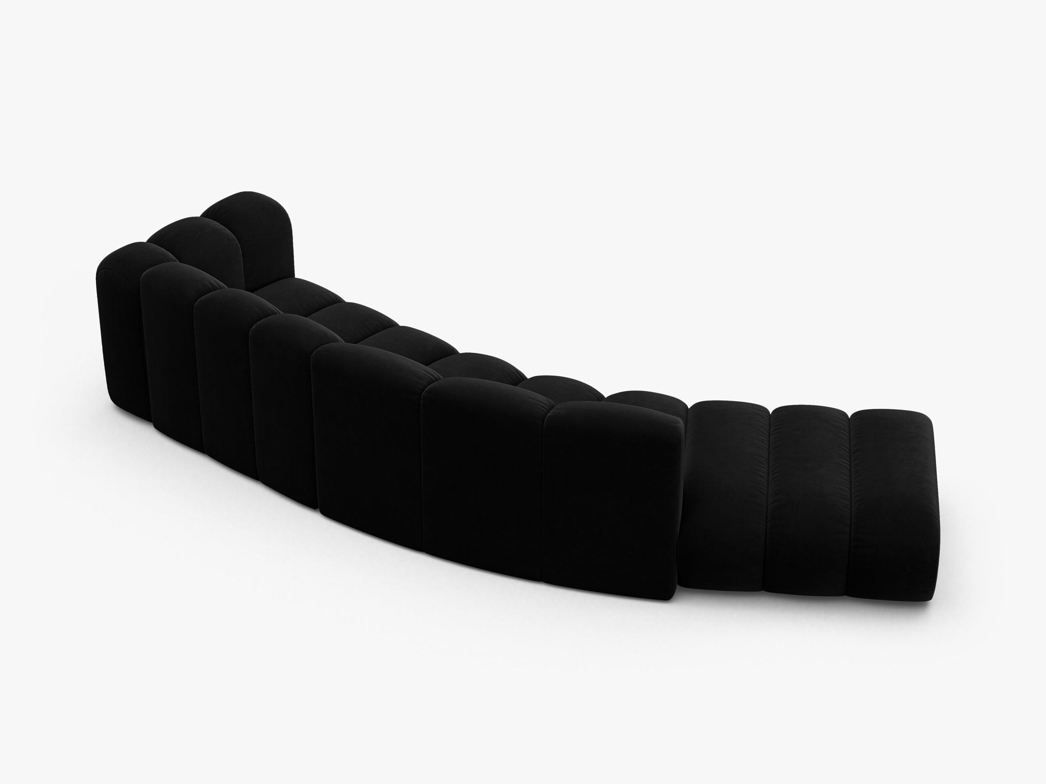 Lupine otvorena zaobljena sofa 5 mjesta