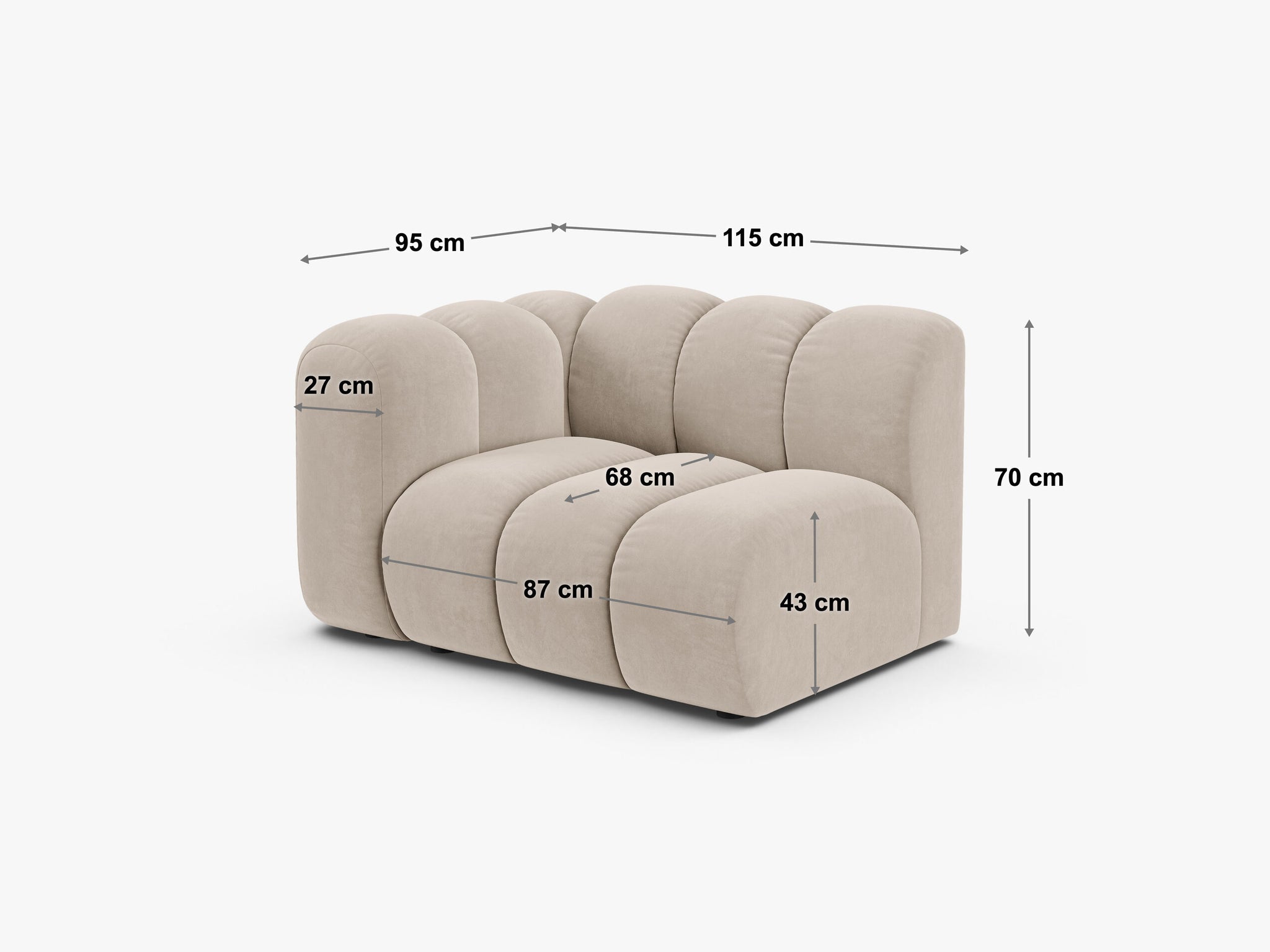 Lupine modul fotelja