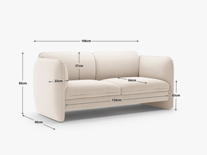 Georgia sofa – tehnički crtež s dimenzijama