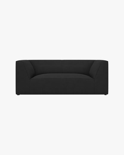 Ruby sofa – Strukturirana tkanina (Ottawa) – Crna