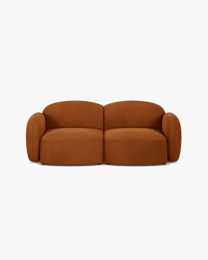 Blair sofa – Velvet (Casino) – Terakota