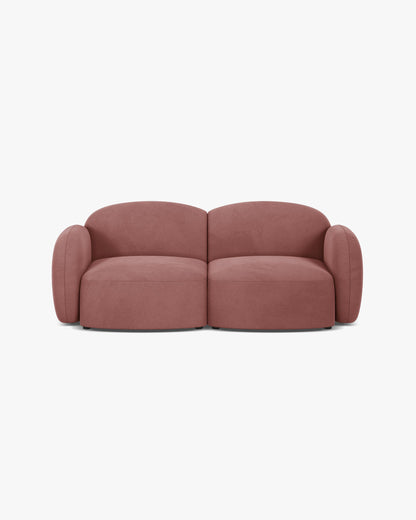 Blair sofa – Velvet (Casino) – Flamingo