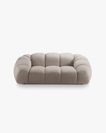 Diana sofa – Strukturirana tkanina (Bubble) – Tamno bež