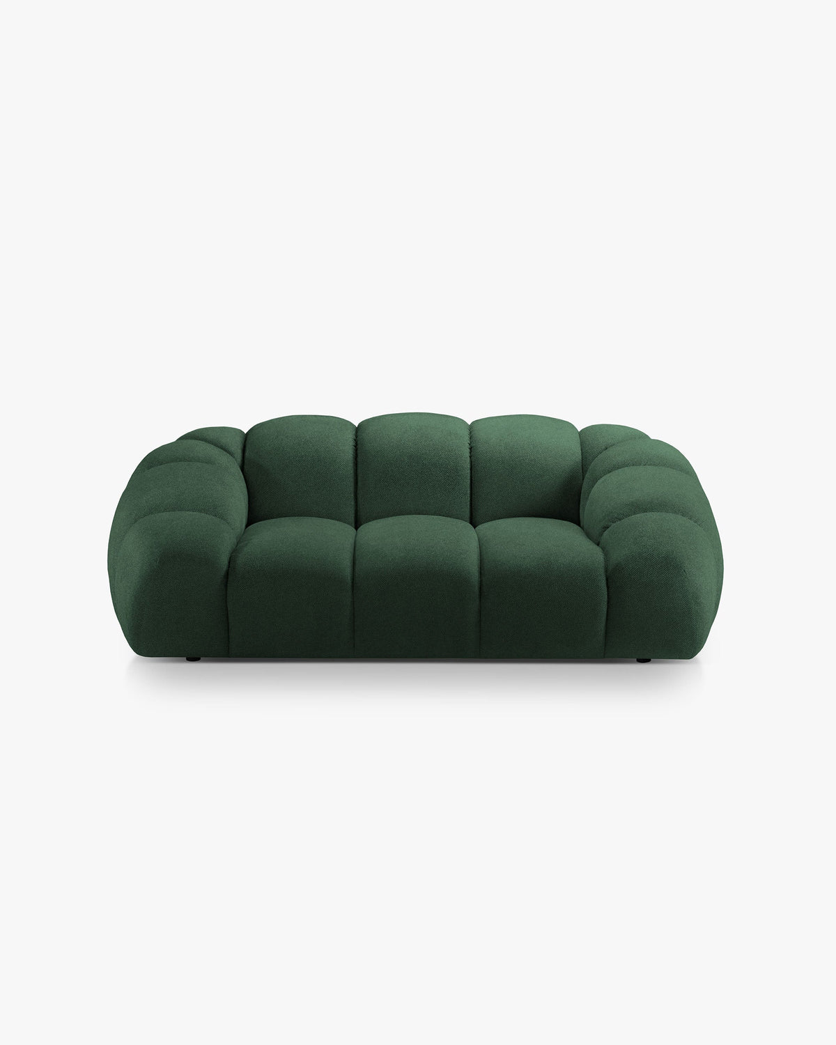 Diana sofa – Strukturirana tkanina (Bubble) – Zelena