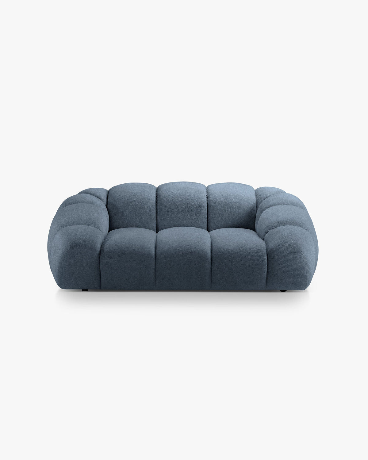 Diana sofa – Strukturirana tkanina (Bubble) – Plavi traper