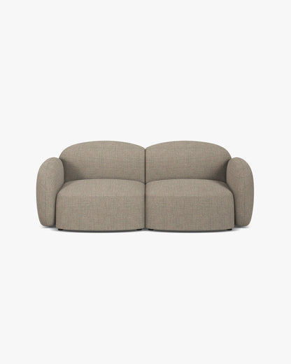 Blair sofa – Strukturirana tkanina (Baltimore) – Grey Brown Melange