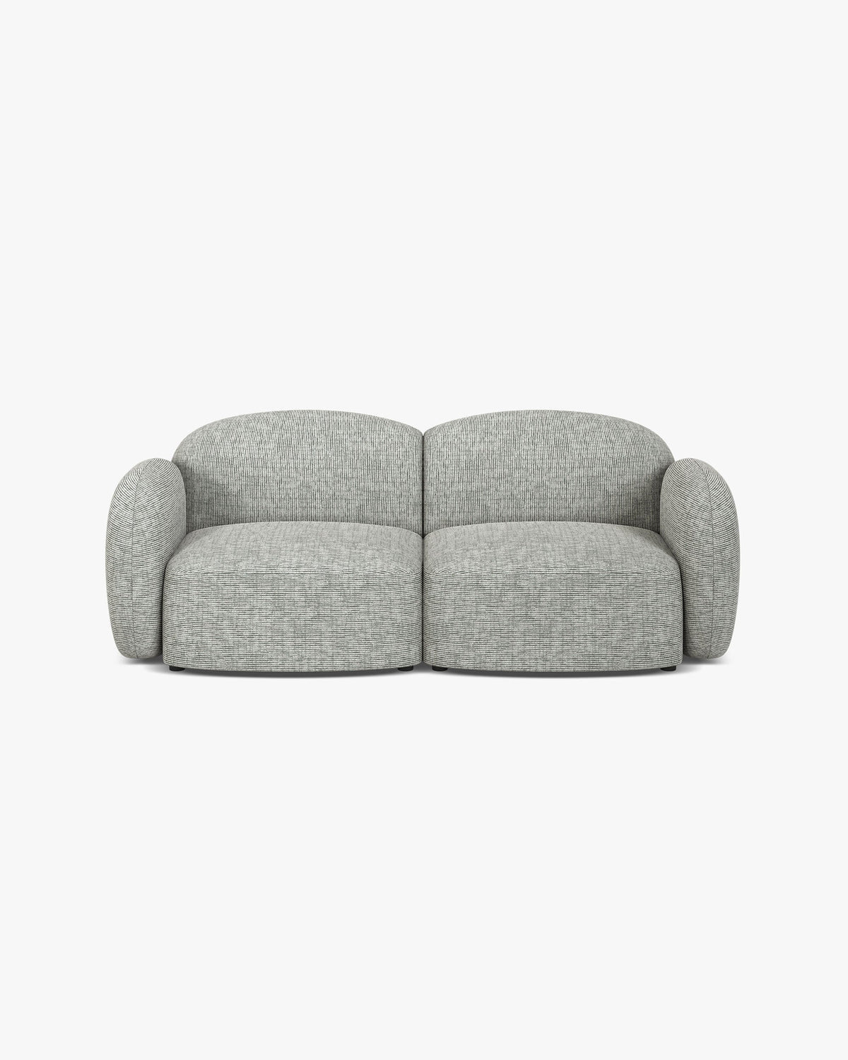 Blair sofa – Strukturirana tkanina (Baltimore) – Topla siva