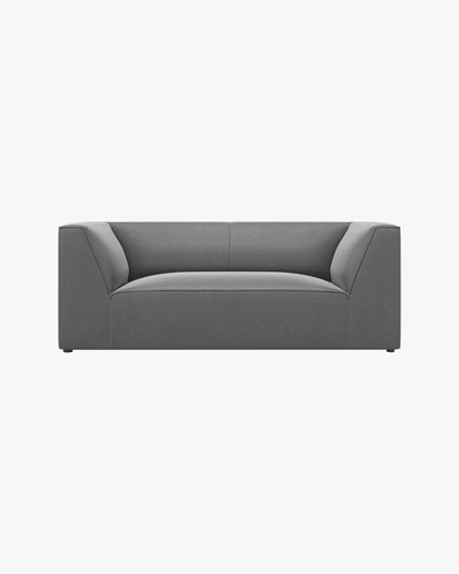 Ruby sofa – Velvet (Salvador) – Siva