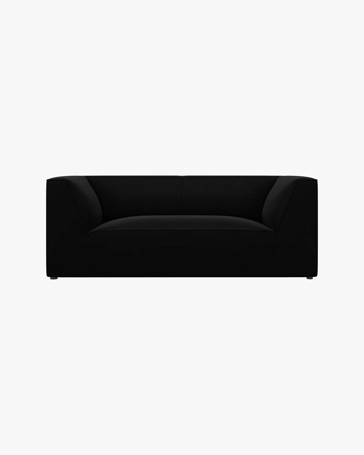 Ruby sofa – Velvet (Salvador) – Crna
