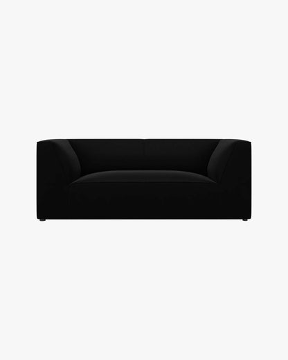 Ruby sofa – Velvet (Salvador) – Crna