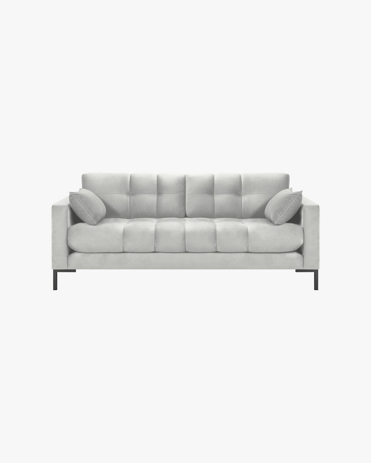 Mamaia sofa – Velvet (Bluvel) – Srebrna
