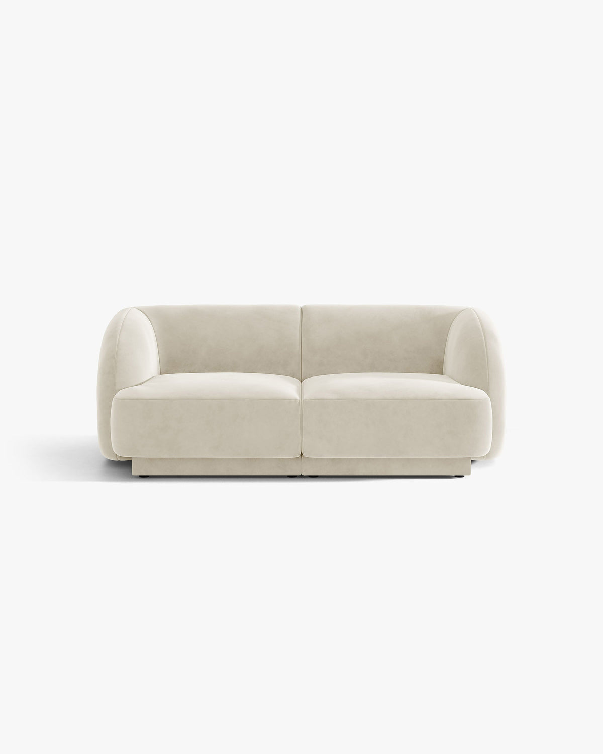 Miley sofa – Velvet (Bluvel) – Svijetlo bež