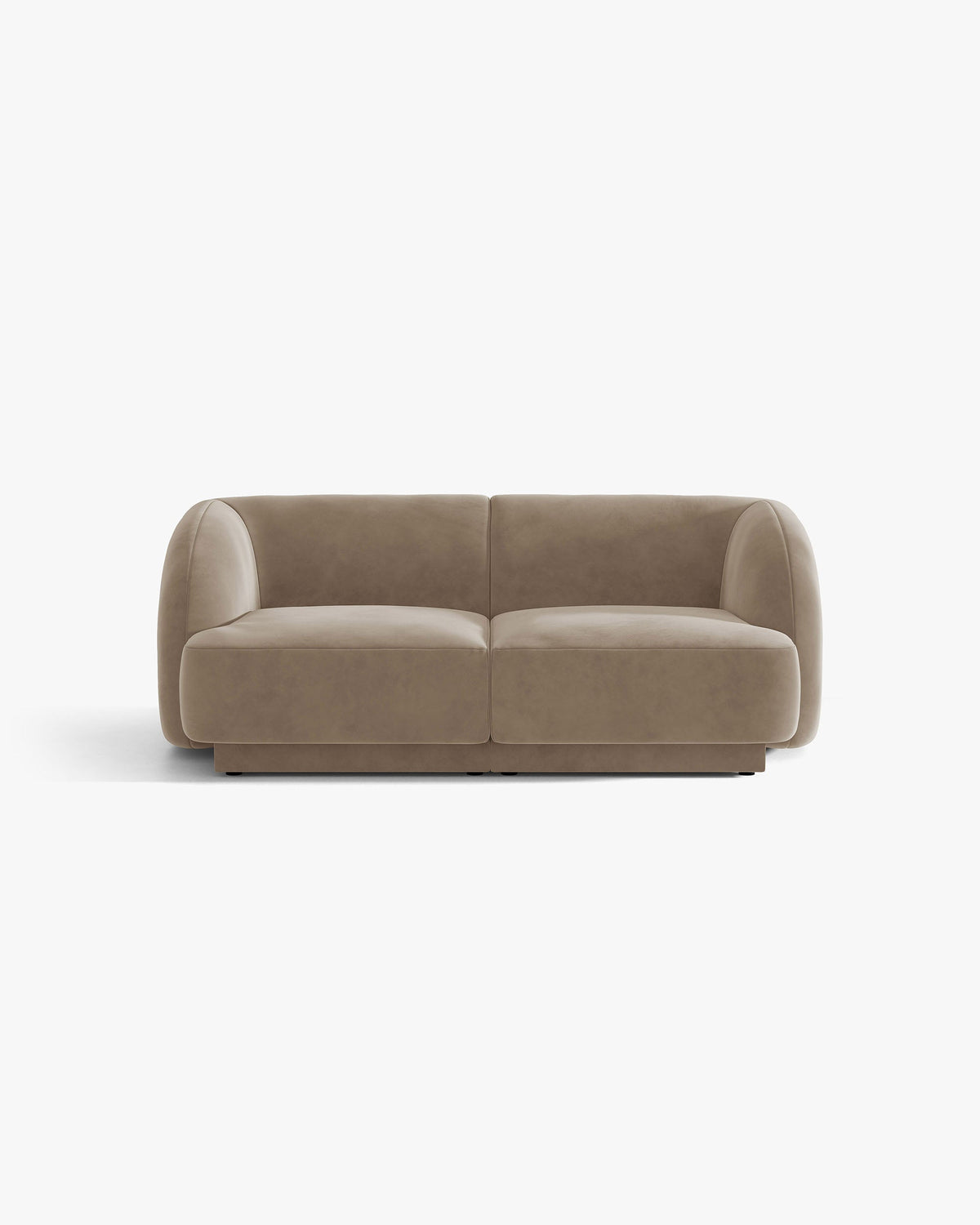 Miley sofa – Velvet (Bluvel) – Cappuccino