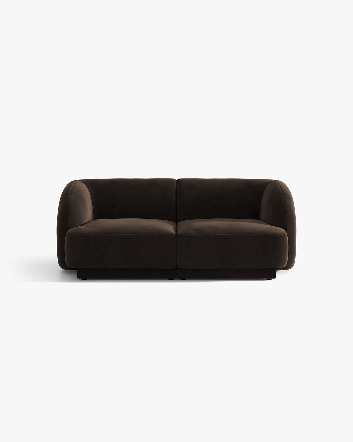 Miley sofa – Velvet (Bluvel) – Tamno smeđa