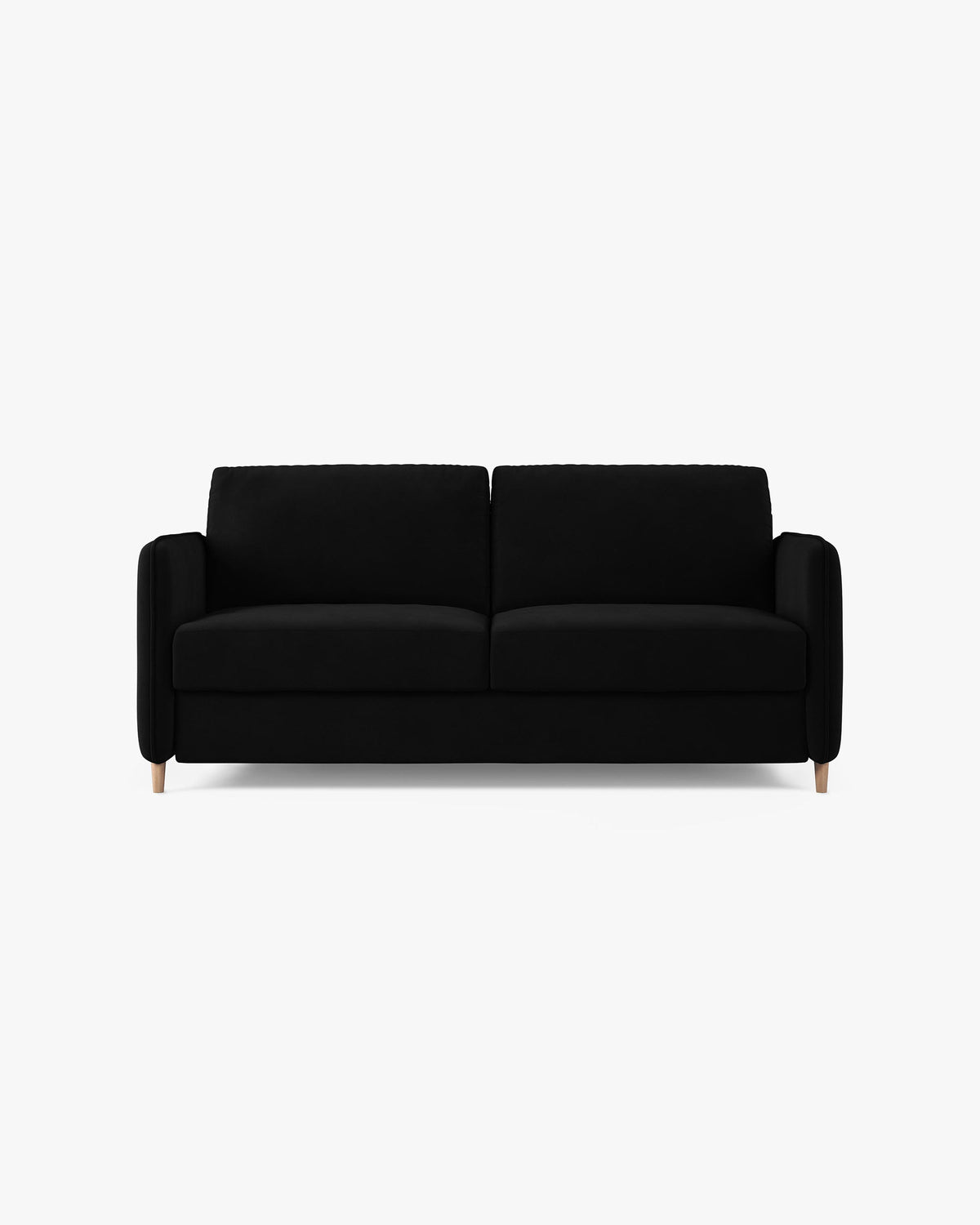 Simo sofa s funkcijom ležaja – Velvet (Salvador), crna, Micadoni